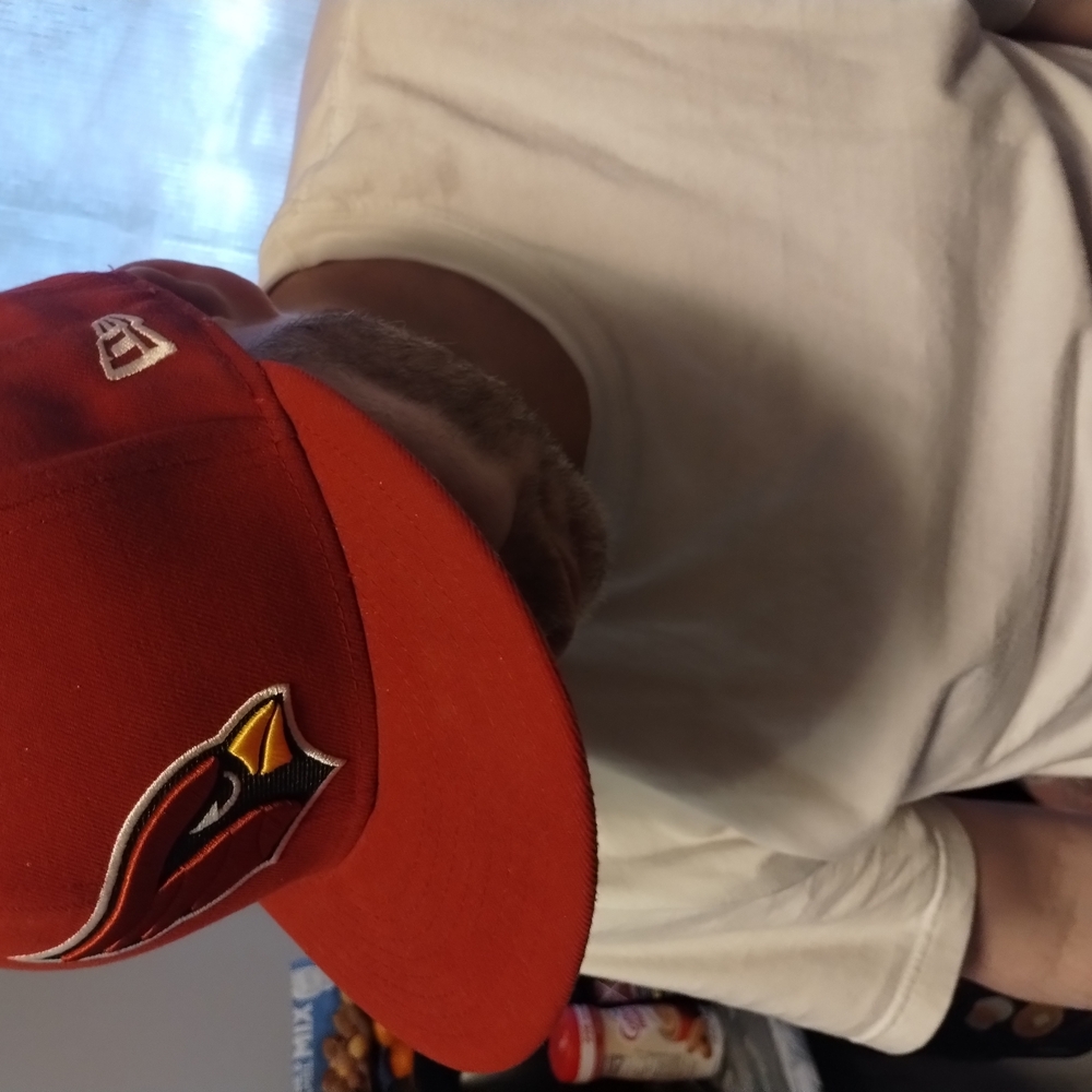 Red Baseball Cap with Logo